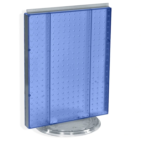 Revolving 16"W x 20.25"H Pegboard Counter Display